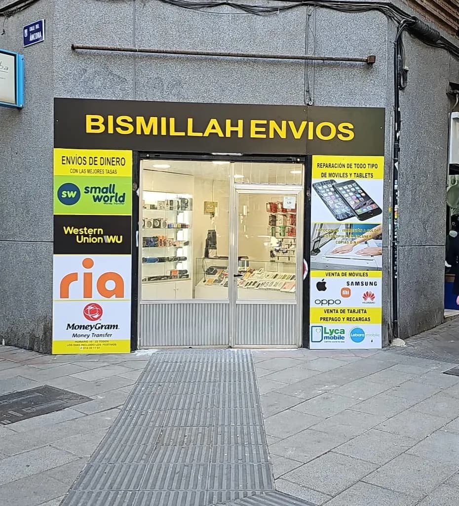 Locutorio Bismillah Envios - Proceso de envío